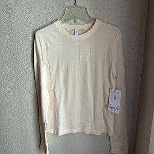 ATHLETA Ascent Seamless Top Long Sleeve Size Med